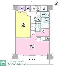 プレディアスタイル池上南EAST 1LDKの間取図画像