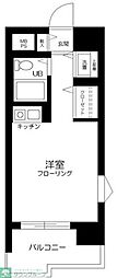 日神パレス平和島 ワンルームの間取図画像