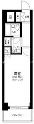 藤和シティコープ大森 1Kの間取図画像
