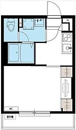 リブリ・宮前 1Kの間取図画像