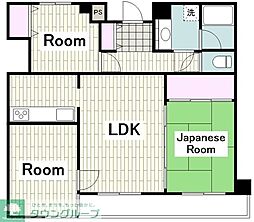 マンション・オーク 3LDKの間取図画像