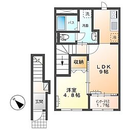 つくば市倉掛新築アパート(仮 2階/205