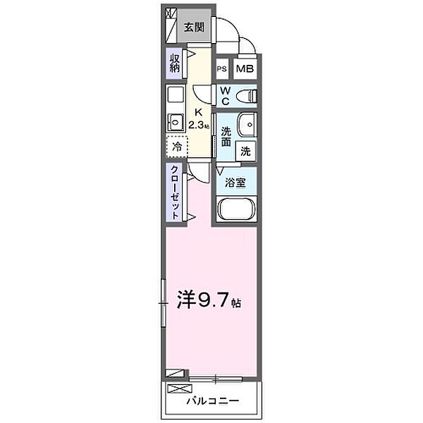 ララ・ハイレジデンス 306｜茨城県つくば市春日2丁目(賃貸アパート1K・3階・31.21㎡)の写真 その2