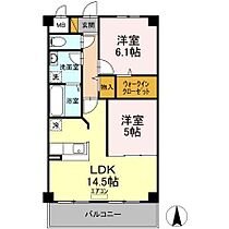 Ｎ’ｓ－1 103 ｜ 茨城県つくば市松代1丁目3-12（賃貸マンション2LDK・1階・59.04㎡） その2