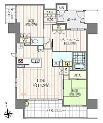 間取図画像 2SLDK