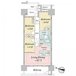 間取図画像 3LDK