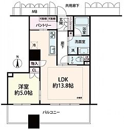 間取図画像 1LDK