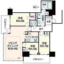 間取図画像 3LDK