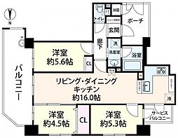 間取図画像 3LDK