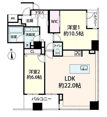 ~間取り図~ アウトポール設計でレイアウトがしやすい間取りです。