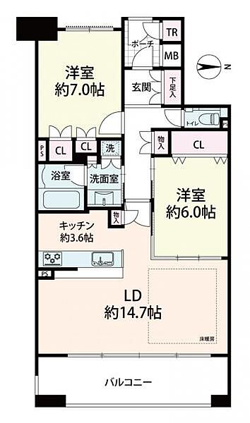 間取りを拡大表示