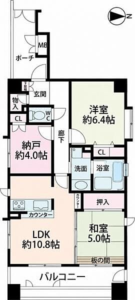 間取りを拡大表示