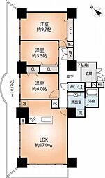 間取図画像 3LDK