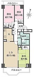 間取図画像 3LDK