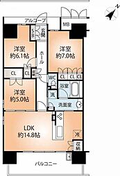 間取図画像 3LDK