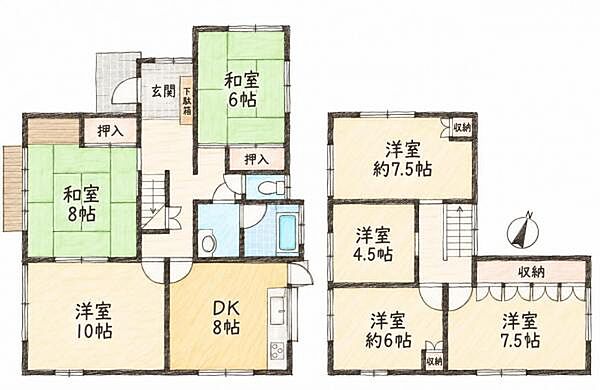 間取りを拡大表示