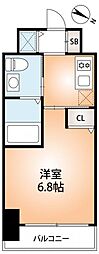 ファーストフィオーレ神戸元町 1Kの間取図画像