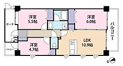ライオンズヴィアーレ成増 3LDKの間取図画像