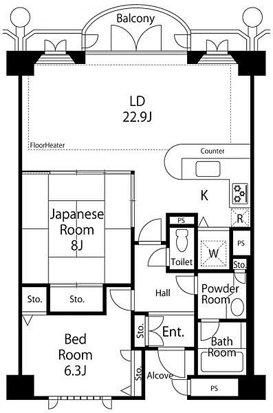 間取りを拡大表示