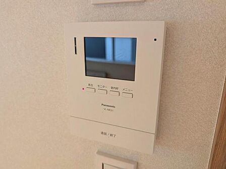 テレビモニター付のため、来訪者のお顔が見えて安心です