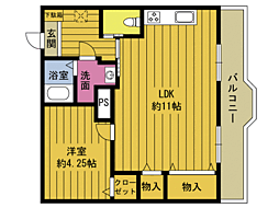 デルマー挾間 1階/109