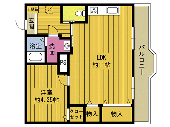 デルマー挾間_間取り_0
