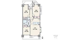 間取図画像 3LDK