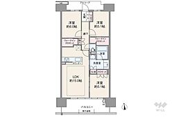 間取図画像 3LDK