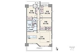 ディモア尼崎ミライズ 3LDKの間取図画像