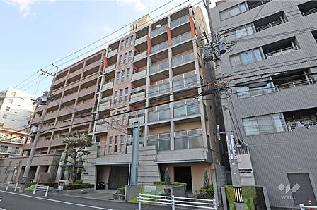 パレ塚口町の外観（南西側から）