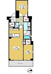 ルフォンリブレ西荻窪 1SLDKの間取図画像