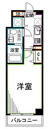 ジュエル荻窪 1Kの間取図画像