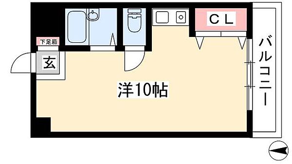 ドミール今池 ｜愛知県名古屋市千種区今池4丁目(賃貸マンション1K・10階・23.94㎡)の写真 その2