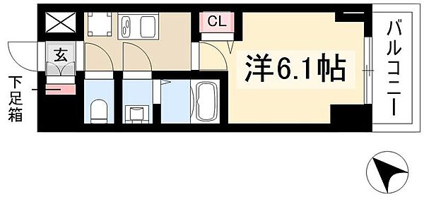 ディアレイシャス今池 ｜愛知県名古屋市千種区豊年町(賃貸マンション1K・3階・21.66㎡)の写真 その2