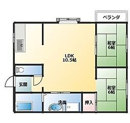 第3コーポシバタ 2階