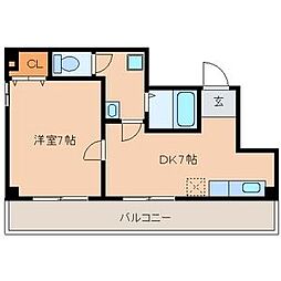 ヒルズ廿軒家 2階