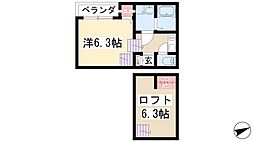 アルバーノ鳥羽見Raffinato 2階