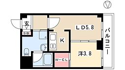 間取図画像 1LDK
