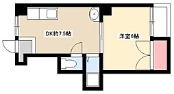 川島第三ビル 4階/-