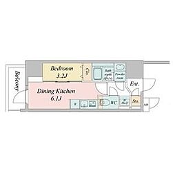 名古屋市千種区今池5丁目マンション 1DKの間取図画像
