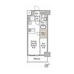 LiveFlat千種WEST 1LDKの間取図画像