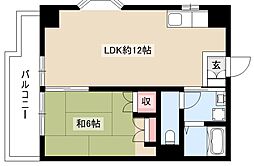 ネクストライフ白沢 1LDKの間取図画像