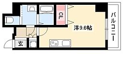 クリスタルテラス本山 ワンルームの間取図画像