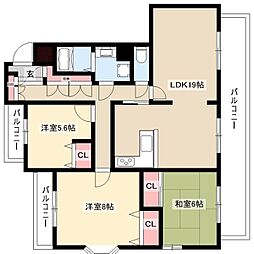 グランドメゾン東山元町 1階