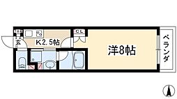 タウンライフ本郷駅前 1Kの間取図画像
