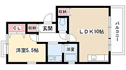 トレビナ城木 1階/-
