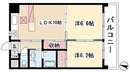 JUNOS 2LDKの間取図画像