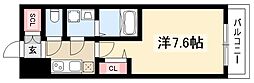 エスリード栄ル・クール 1Kの間取図画像