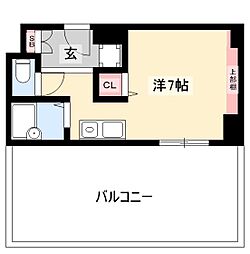 ディオケネス ワンルームの間取図画像