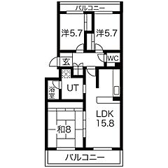 物件の間取り